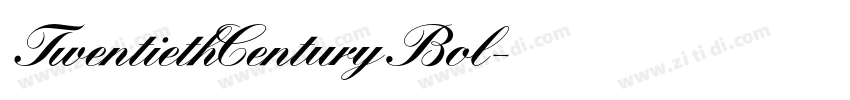 TwentiethCentury Bol字体转换 TwentiethCentury Bol字体转换